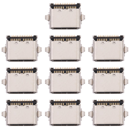 10 PCS Charging Port Connector for Lenovo M10 Plus TB-X606, TB-X606F, For Lenovo M10 Plus